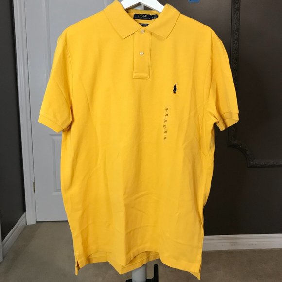 Polo Ralph Lauren Other - Polo Ralph Lauren Yellow Custom Slim Fit Polo